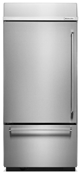 Réfrigérateur encastré à congélateur inférieur de 20.9 pi3 KitchenAid - KBBL206ESS 