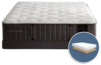 Ensemble matelas ferme à profil bas Finsbury de Stearns & Foster pour lit double