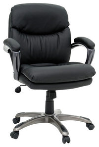 Chaise de direction Orlando en vinyle DuraPlush(MC) noir