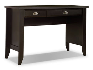 Bureau de travail Shoal Creek de 47,17 po avec plateau pour clavier et tiroir - bois jamocha