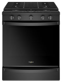  Cuisinière à gaz intelligente Whirlpool de 5,8 pi³ avec friture à air et technologie AquaLiftMD - no…