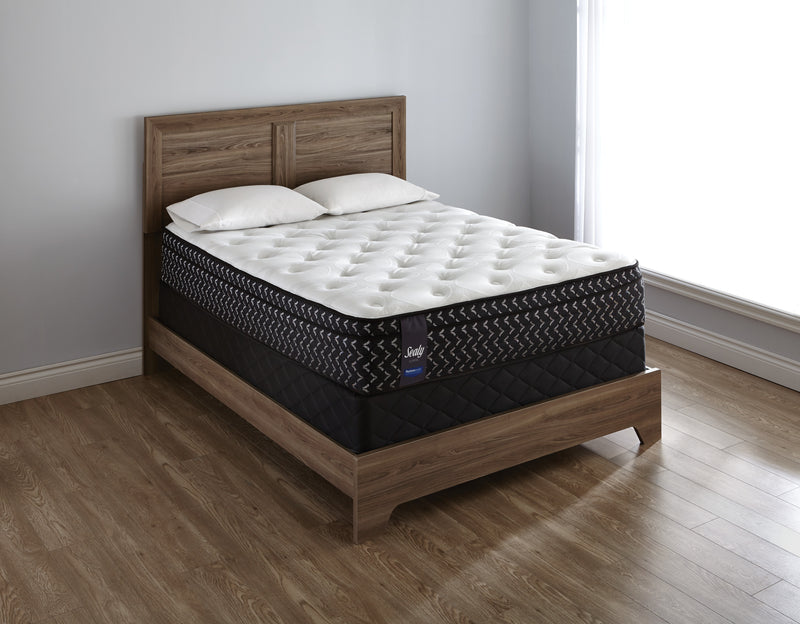 Ensemble matelas ferme à Euro-plateau Crimsan Posturepedic de Sealy pour lit double