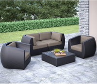 Ensemble de conversation Seattle pour la terrasse - causeuse