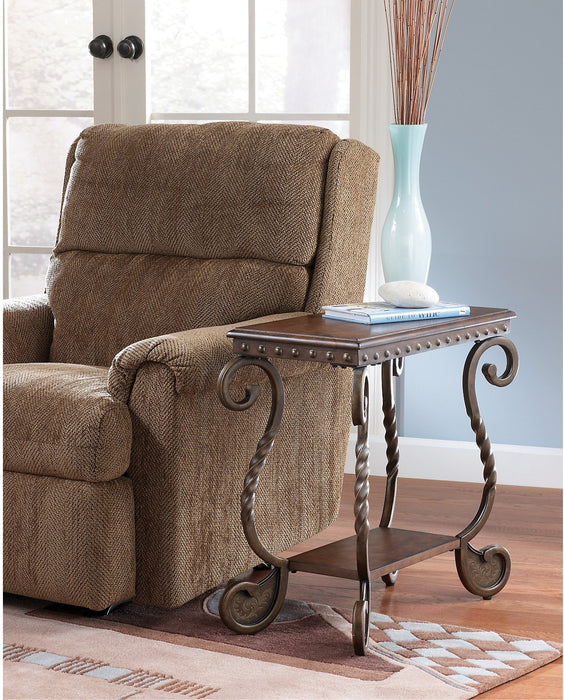 Table de fauteuil Cordoba – brun foncé