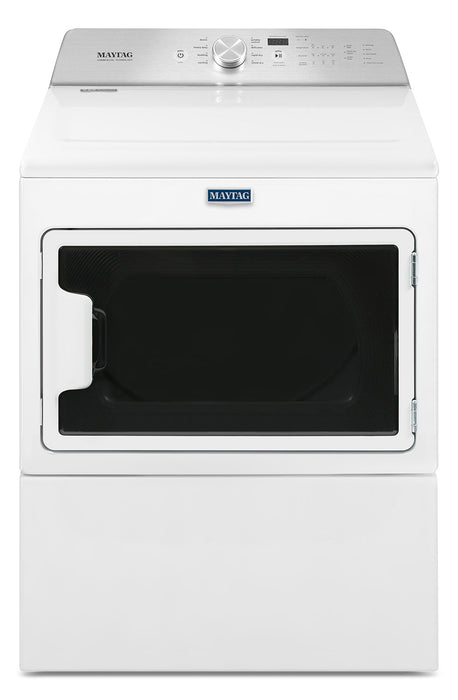 Laveuse à chargement par le haut de 5,4 pi3 et sécheuse électrique de 7,4 pi3 de Maytag – blanches