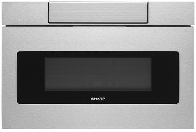 Sharp 24" 1.2 Cu. Ft. 950-Watt Microwave Drawer® Oven – SMD2477ASC - Built-In Microwave with Child Lock in Stainless Steel