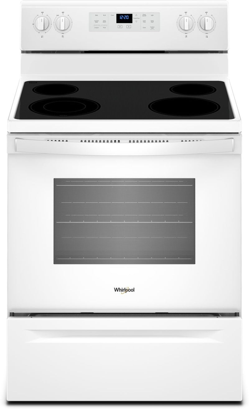 Whirlpool 5.3 Cu. Ft. Self-Cleaning Electric Range – YWFE521S0HW - Electric Range in White