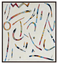 Toile encadrée de style rétro - 36 po x 40 po