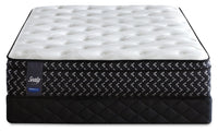 Ensemble matelas ferme à Euro-plateau Crimsan Posturepedic de Sealy pour grand lit