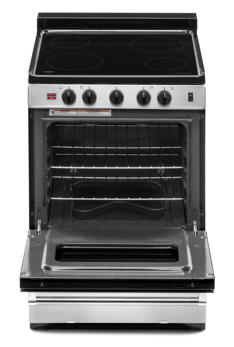 Cuisinière électrique Whirlpool de 2,96 pi³ - acier inoxydable - YWFE50M4HS