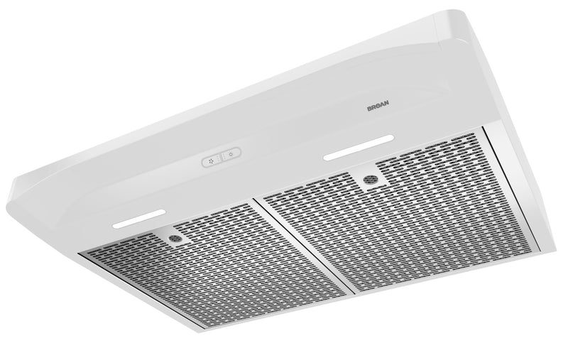 Hotte de cuisinière sous l'armoire Broan de 30 po – BQDD130WW