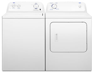 Inglis 4.0 Cu. Ft. Top-Load Washer and 6.5 Cu. Ft. Electric Dryer – White|Laveuse à chargement par le haut de 4,0 pi³ et sécheuse électrique de 6,5 pi³ de Inglis - blanches|INGLPKG4
