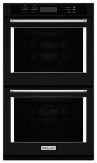 Four mural double KitchenAid de 30 po - noir