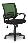 Chaise de bureau Loft en mailles - vert foncé