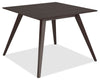 Table de salle à manger Atwood cappuccino avec pattes obliques - 42 po