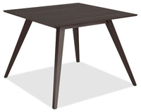 Table de salle à manger Atwood cappuccino avec pattes obliques - 42 po
