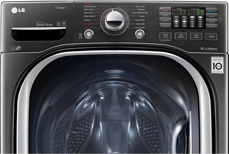 Laveuse TWIN Wash™  à chargement frontal, sécheuse électrique, laveuse-piédestal et piédestal de rangement de LG