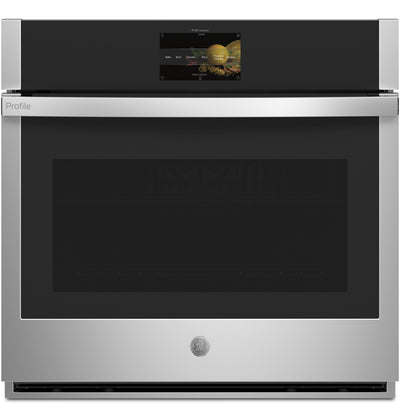 GE Profile 30" 5.0 Cu. Ft. Smart Single Wall Oven with In-Oven Camera - PTS9000SNSS 
