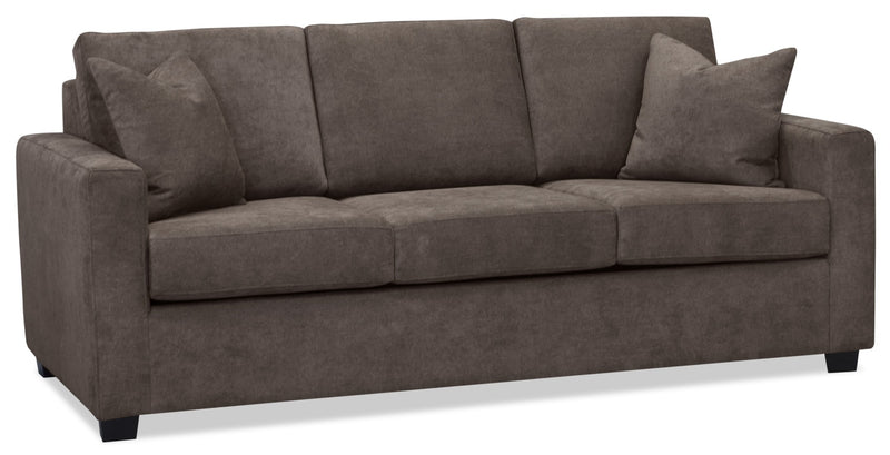 Sofa Becca en chenille - anthracite
