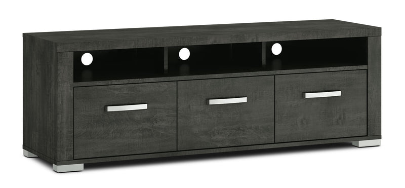 Meuble audio-vidéo Allendale 3 pièces avec ouverture pour téléviseur de 64 po et sections fermées