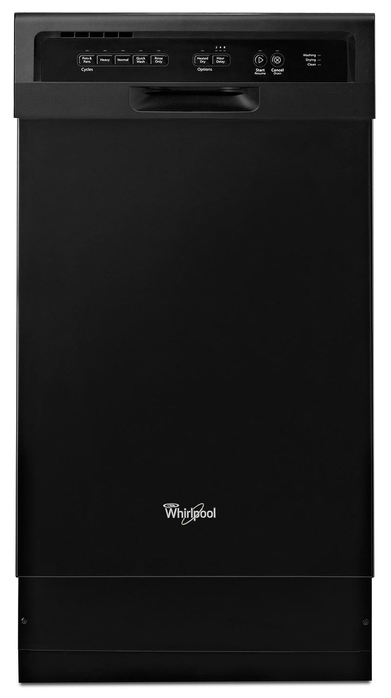 Whirlpool Compact Tall-Tub Dishwasher - WDF518SAHB - Dishwasher in Black