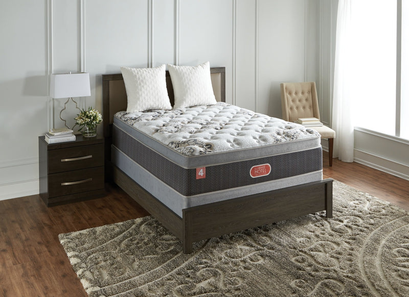 Ensemble matelas semi-ferme à Euro-plateau Hotel Diamond 4 de Beautyrest pour lit double