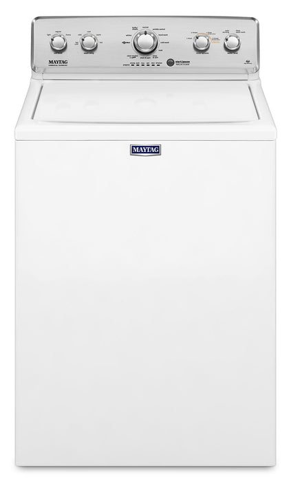 Laveuse à chargement par le haut de 4,9 pi3 et sécheuse électrique de 7,0 pi3 de Maytag  – blanches
