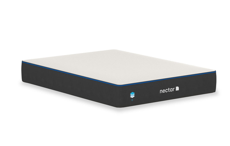 Matelas semi-ferme dans une boîte Classic de Nectar pour lit simple