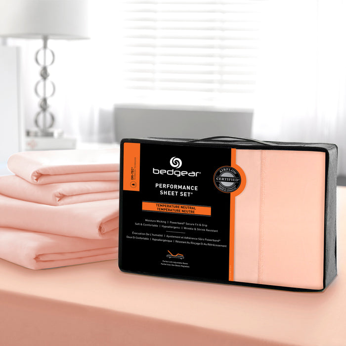 Ensemble de draps Dri-TecMD BEDGEARMD 3 pièces pour lit simple - rose cendré