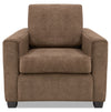 Fauteuil Becca en chenille - cappuccino