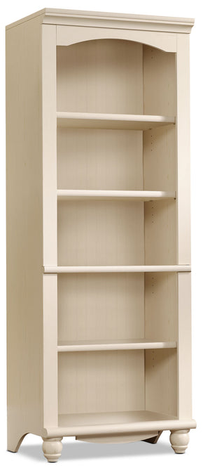 Bibliothèque Harbor View de 27,20 po à 5 tablettes - blanc antique
