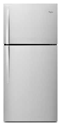 Réfrigérateur Whirlpool de 19,2 pi³ et de 30 po à congélateur supérieur - acier inoxydable monochrom…