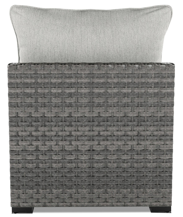 Fauteuil sans accoudoirs Salem pour la terrasse, ensemble de 2
