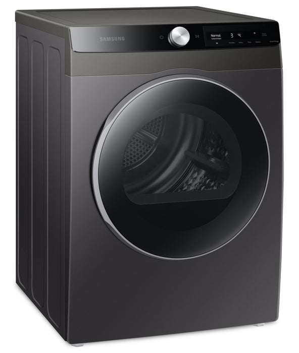 Sécheuse électrique Samsung de 4 pi³ et de 24 po - grise - superposable - DV25B6900EX/AC