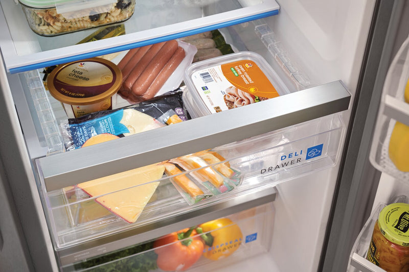 Réfrigérateur Frigidaire Gallery de 25,6 pi³ et de 36,1 po de profondeur standard à compartiments juxtaposés - acier inoxydable Smudge-ProofMD - GRSS2652AF
