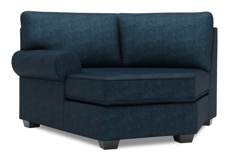 Fauteuil Cuddler de gauche Roll de la collection Sofa Lab - Luxury Indigo