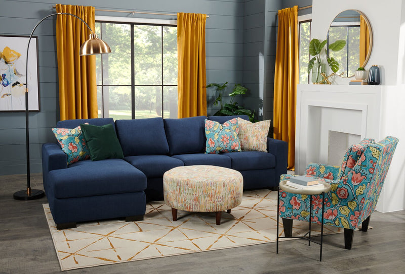 Causeuse sans accoudoirs Track de la collection Sofa Lab - Pax Navy