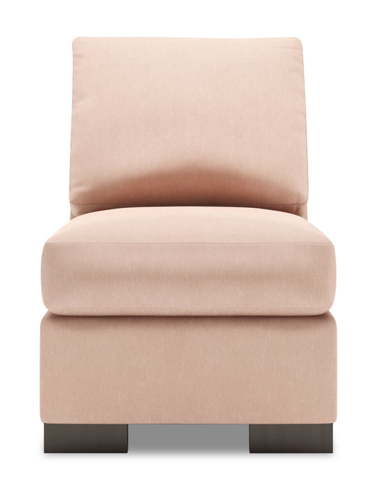 Fauteuil sans accoudoirs Track de la collection Sofa Lab - Pax Rose