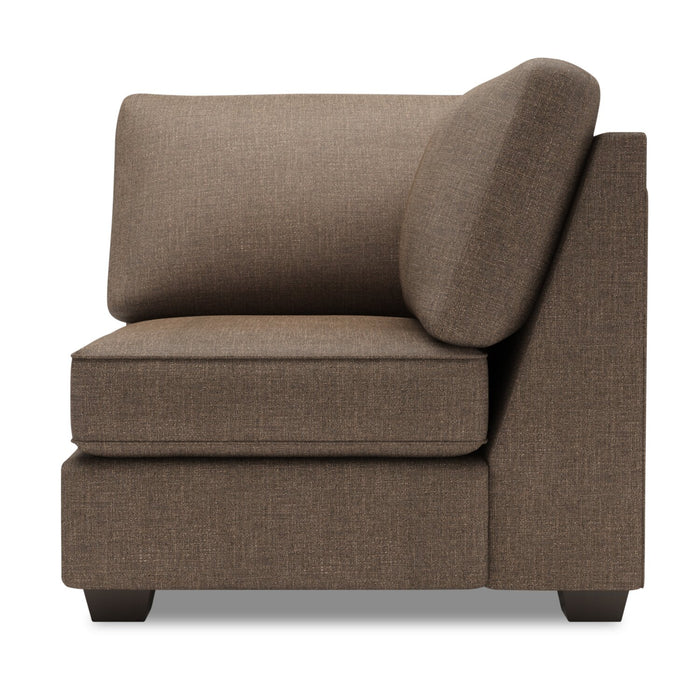 Fauteuil carré en coin Roll de la collection Sofa Lab - Luna Praline