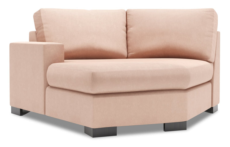 Fauteuil Cuddler de gauche Track de la collection Sofa Lab - Pax Rose