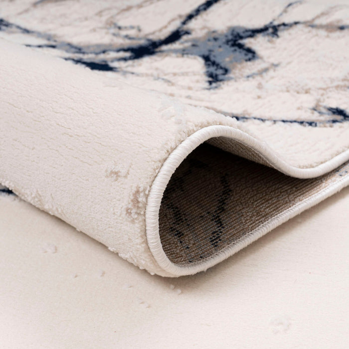Carpette Rowann bleue - 7 pi 6 po x 10 pi 6 po