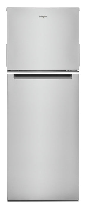 Réfrigérateur Whirlpool de 12,9 pi³ et de 24 po à congélateur supérieur - fini en acier inoxydable résistant aux traces de doigts - WRT313CZLZ