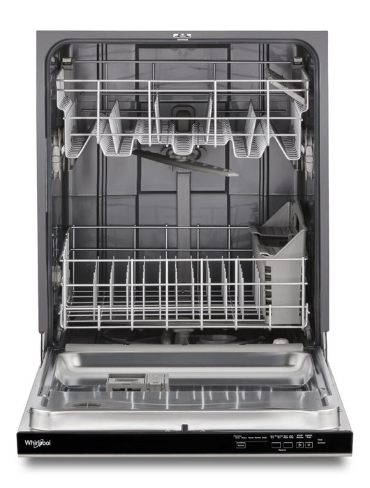 Lave-vaisselle encastré Whirlpool de 24 po et de 55 dBA avec commandes sur le dessus - acier inoxydable résistant aux traces de doigts - WDP560HAMZ