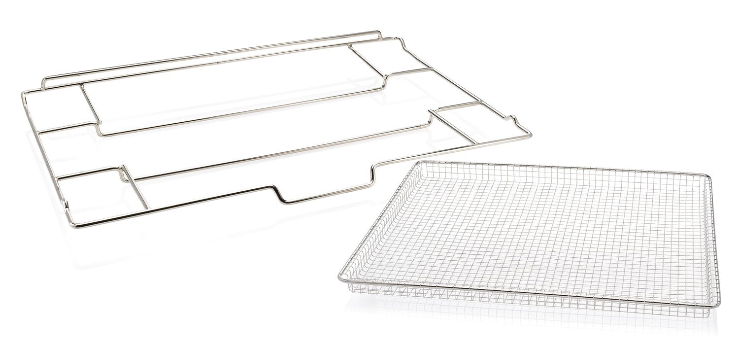 Plateau De Séparation Pour Friteuse à Air - 17,5x17,5cm Ou 21x21cm - Anti-Adhésif, Grillage & Cuisson Vapeur - 5