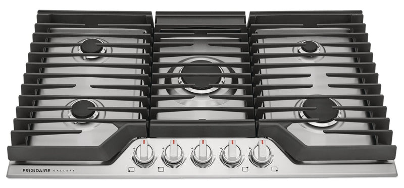 Surface de cuisson à gaz Frigidaire Gallery de 36 po à 5 éléments - acier inoxydable - GCCG3648AS