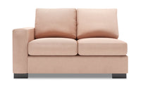  Causeuse de gauche Track de la collection Sofa Lab - Pax Rose 
