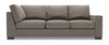 Sofa de droite pour rallonge Track de la collection Sofa Lab - Luna Smoke