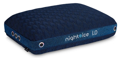 BEDGEAR Night Ice 1.0 Performance Pillow - Stomach Sleeper | Oreiller haute performance Night Ice 1.0 de BEDGEAR - pour dormeur sur le ventre