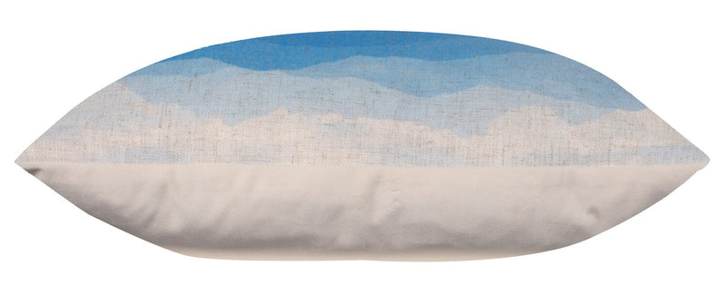 Coussin décoratif collines - bleu