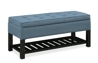 Ryan Storage Bench - Navy 
